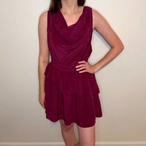 Twelve by Twelve Plum Drop Waist Dress